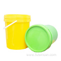 5 Gallon plastic bucket for paint with handle